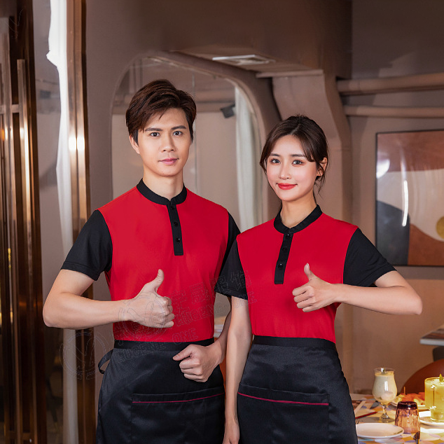 【客製團體服】黑紅配色短袖POLO衫 | 團體制服訂製