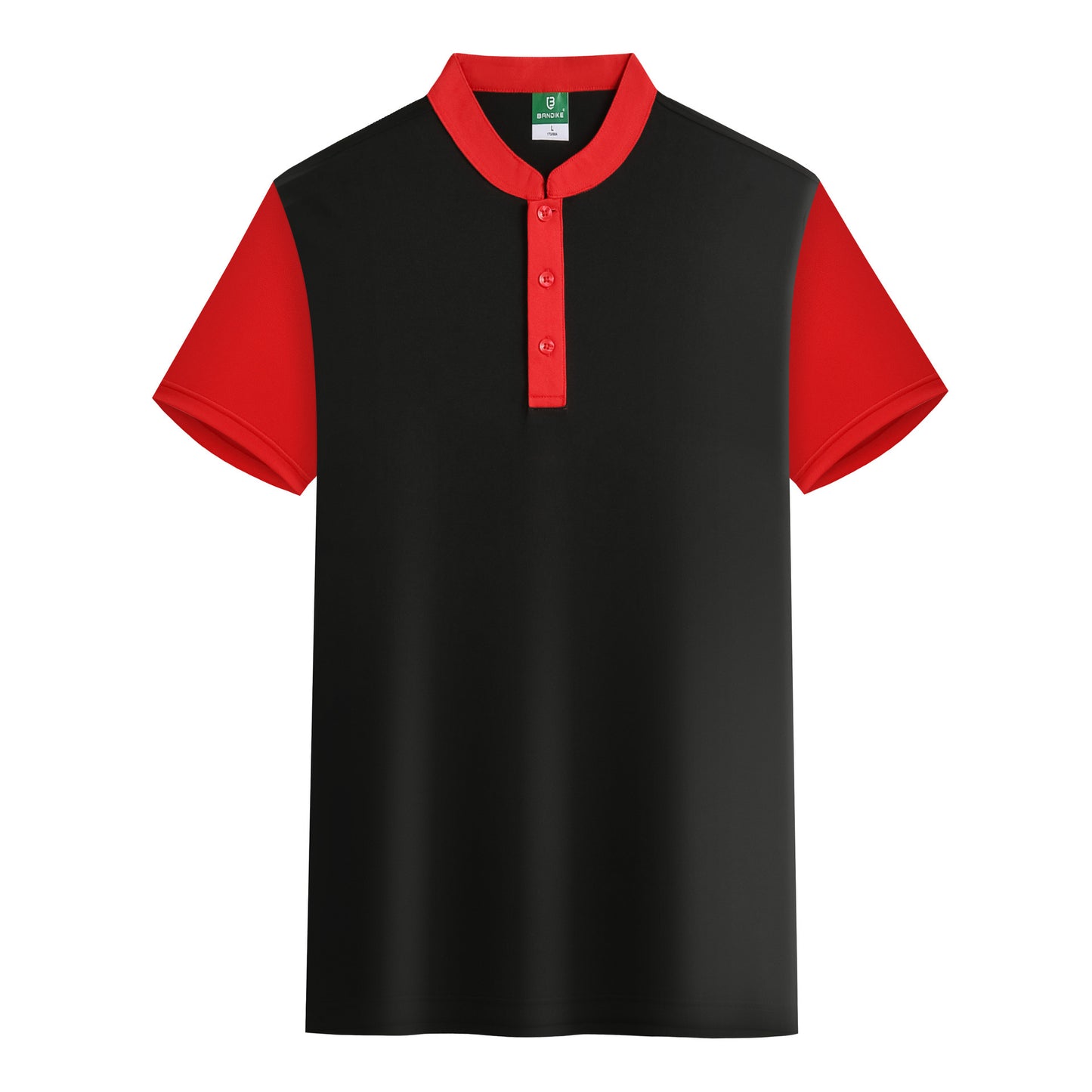 【客製團體服】黑紅配色短袖POLO衫 | 團體制服訂製