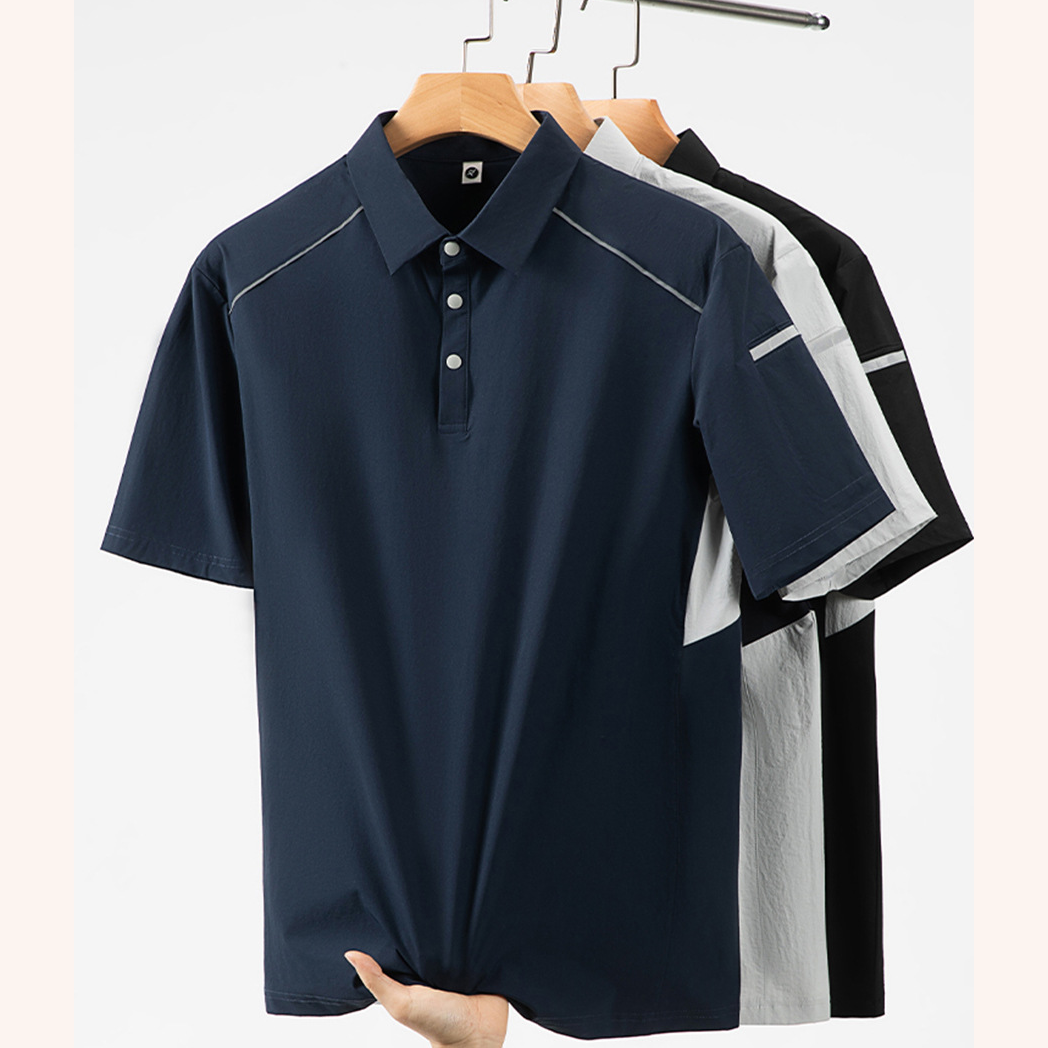 【客製化團體服】反光條冰絲翻領T | 團體制服訂製