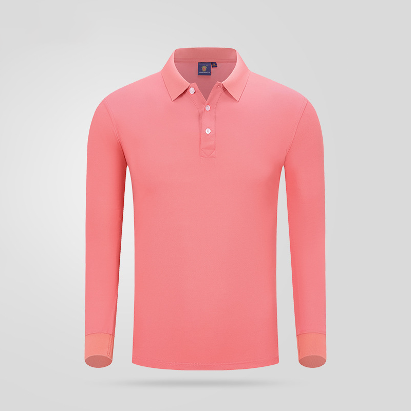 【客製化團體服】蠶絲棉純色長袖秋冬POLO衫 | 團體制服訂製
