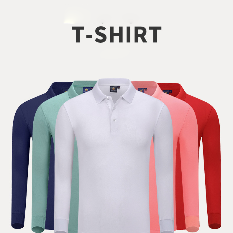 【客製化團體服】蠶絲棉純色長袖秋冬POLO衫 | 團體制服訂製