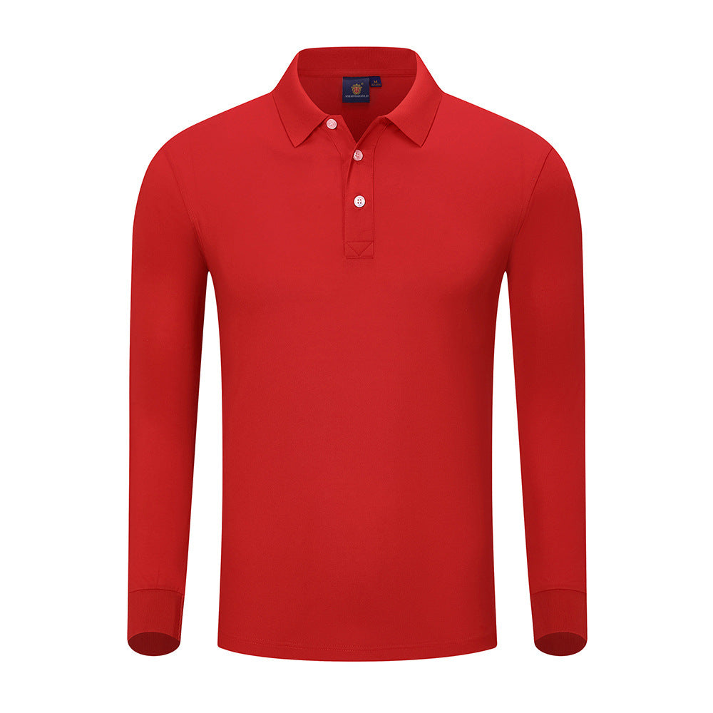 【客製化團體服】蠶絲棉純色長袖秋冬POLO衫 | 團體制服訂製