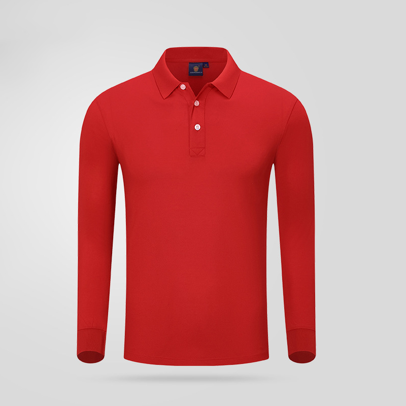 【客製化團體服】蠶絲棉純色長袖秋冬POLO衫 | 團體制服訂製