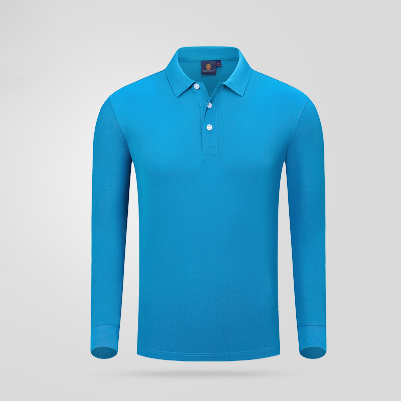 【客製化團體服】蠶絲棉純色長袖秋冬POLO衫 | 團體制服訂製