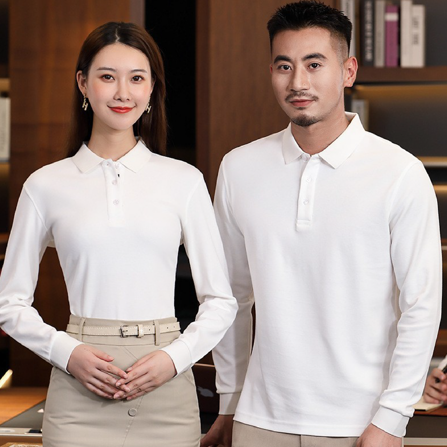 【客製化團體服】翻領長袖polo衫| 團體制服訂製