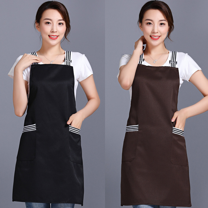 【客製化團體服】條紋背帶圍裙 | 團體制服訂製