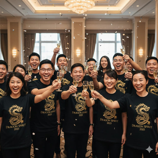 春酒就是要穿新衣！打造團隊專屬「好運」團體服，讓你在年會脫穎而出！