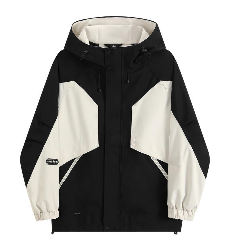 【客製化團體服】拼色三合衣連帽衝鋒外套 |  團體制服訂製