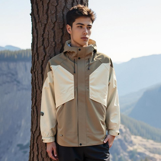 【客製化團體服】拼色三合衣連帽衝鋒外套 |  團體制服訂製