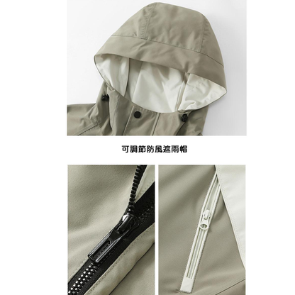 【客製化團體服】拼色三合衣連帽衝鋒外套 |  團體制服訂製