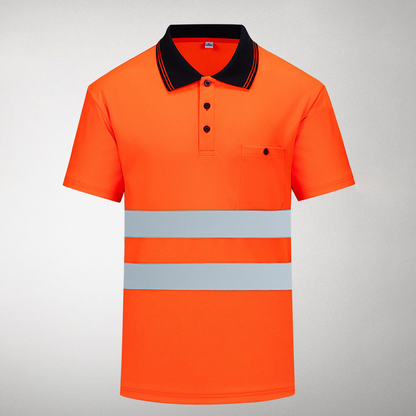 【客製化團體服】反光條冰絲翻領T | 團體制服訂製