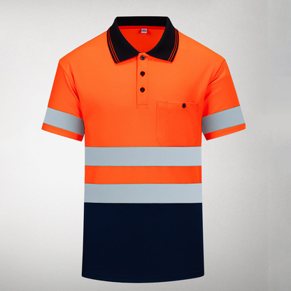 【客製化團體服】反光條冰絲翻領T | 團體制服訂製